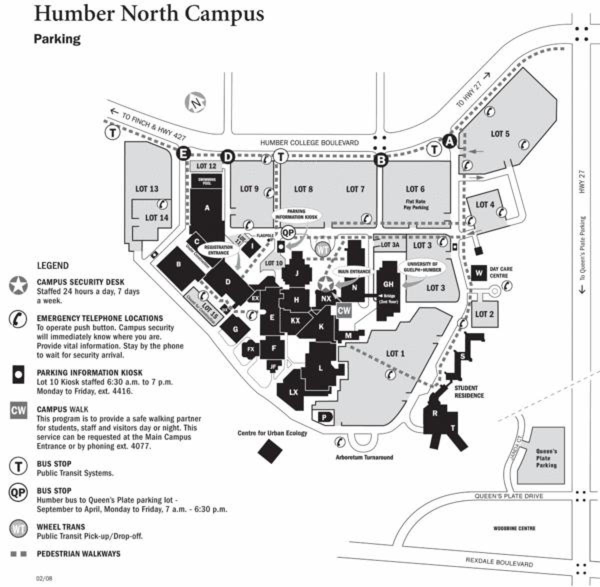 humber college north campus map