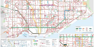 Ttc bus map Toronto