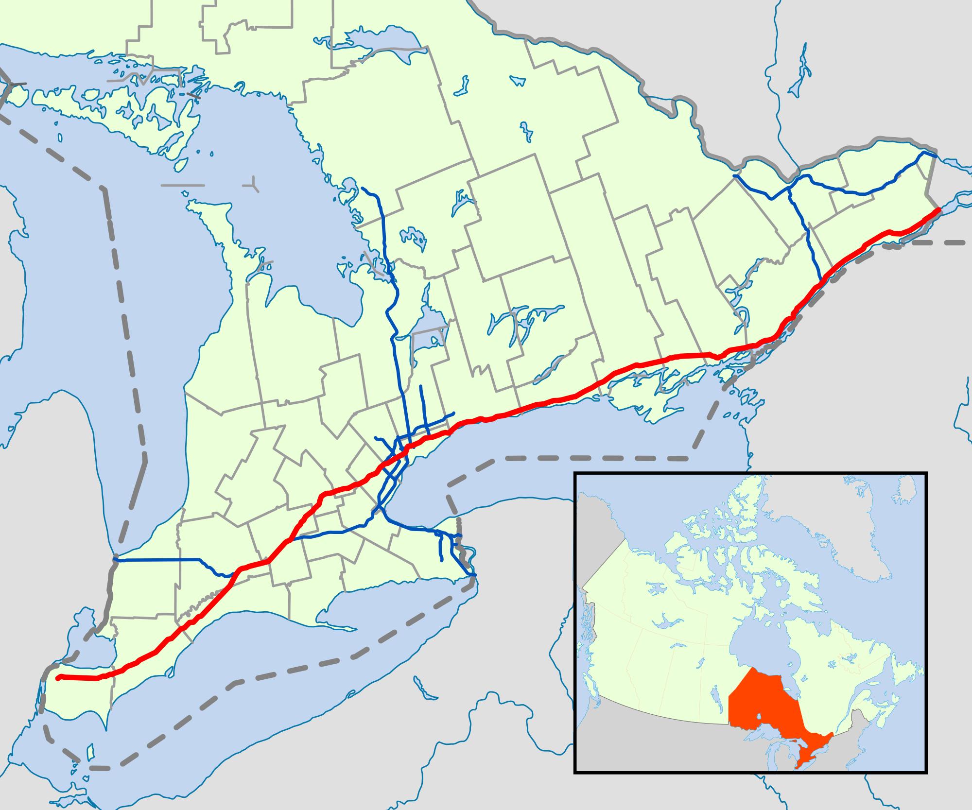 401 Route Map