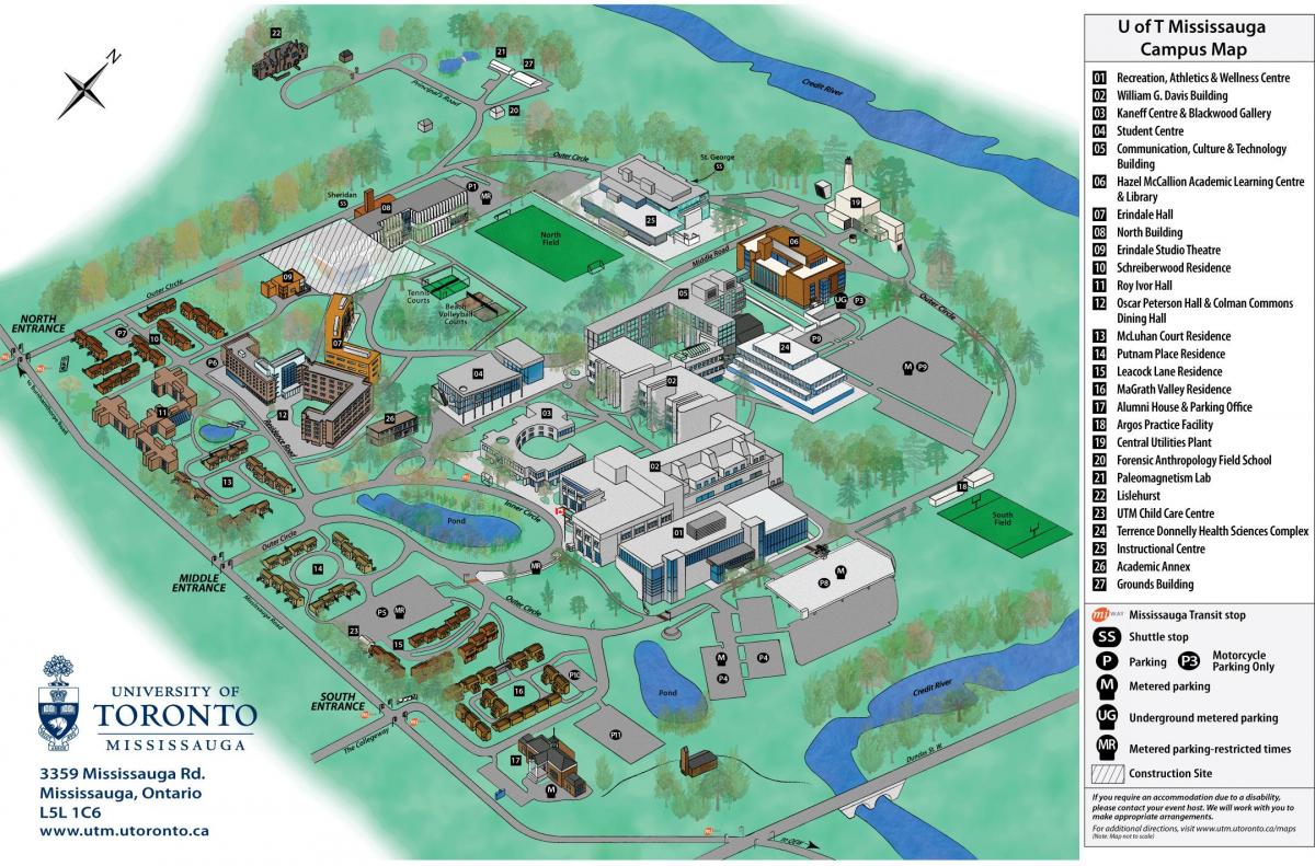 U of t st george map - U of t st george campus map (Canada)