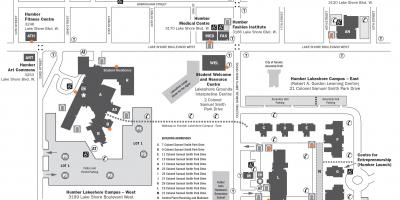 Humber college map - Map of humber college Toronto (Canada)