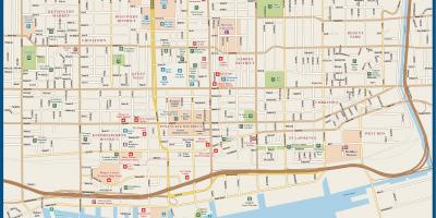 Downtown Toronto map