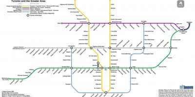 Ttc subway expansion map - Ttc subway map extension (Canada)